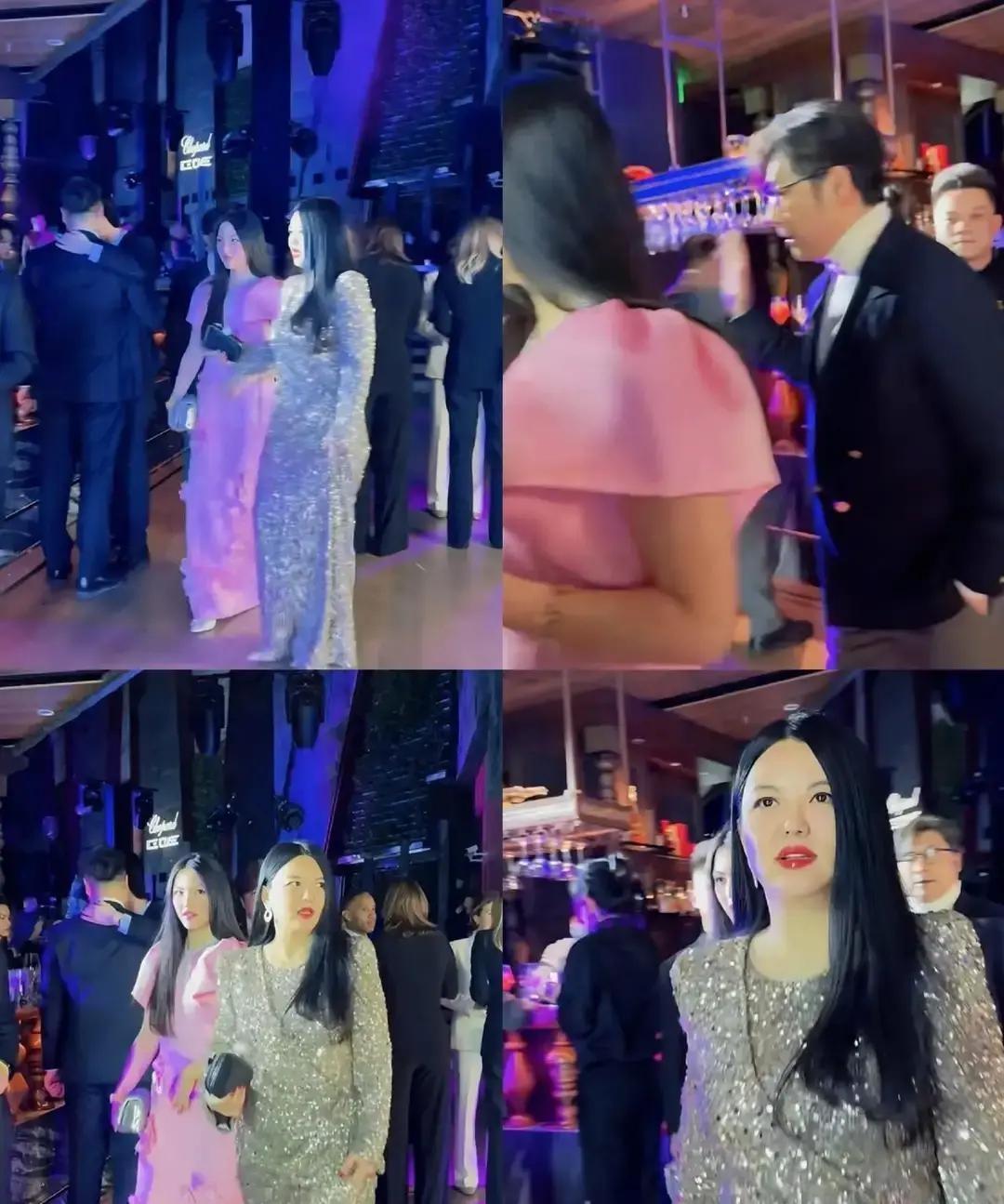 李湘带着16岁的王诗龄去哈尔滨参加肖邦活动，路人镜头里母女俩和精修图差距有点大。