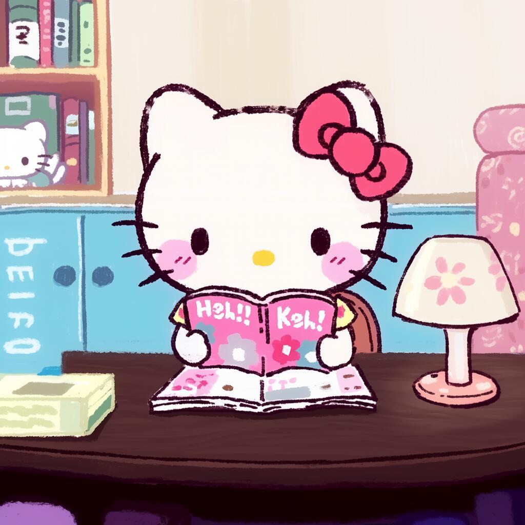 𝗵𝗲𝗹𝗹𝗼 𝗸𝗶𝘁𝘁𝘆学习头像📚 [求关注][打call]