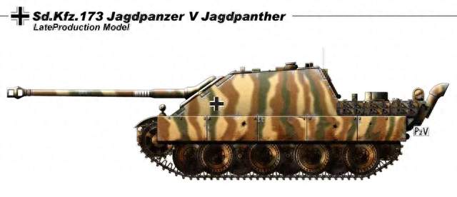 二战最优雅的杀戮机器纳粹德军猎豹Jagdpanther坦克歼击车全史