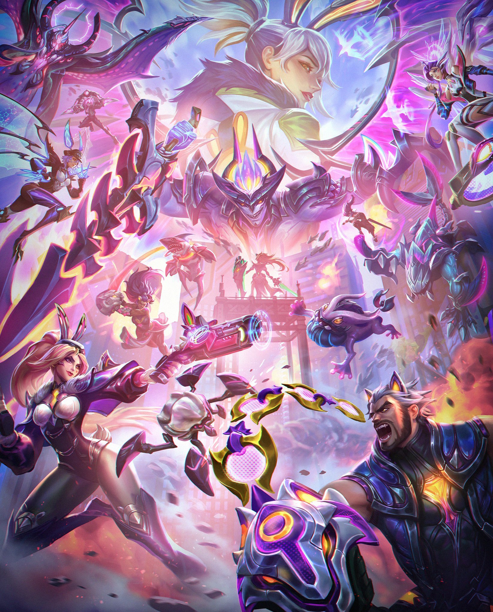 插画师llyas的幻灵战队及其他同人作品#英雄联盟# ​​​