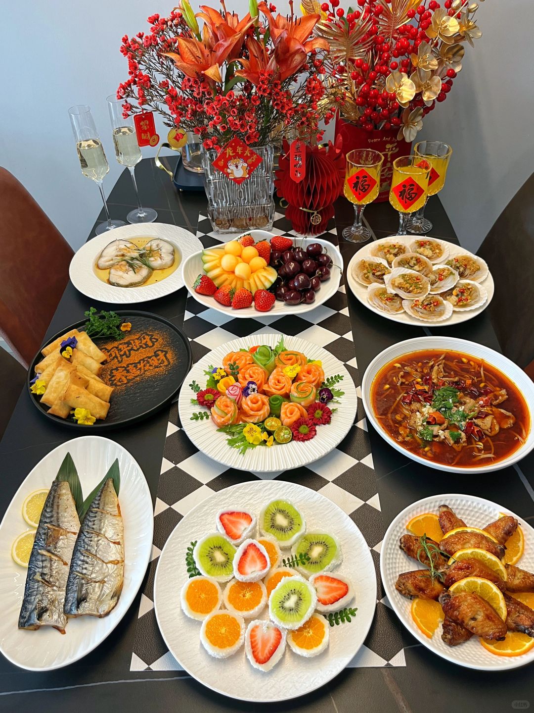 新年聚餐 | 颜值与美味并存的家宴～