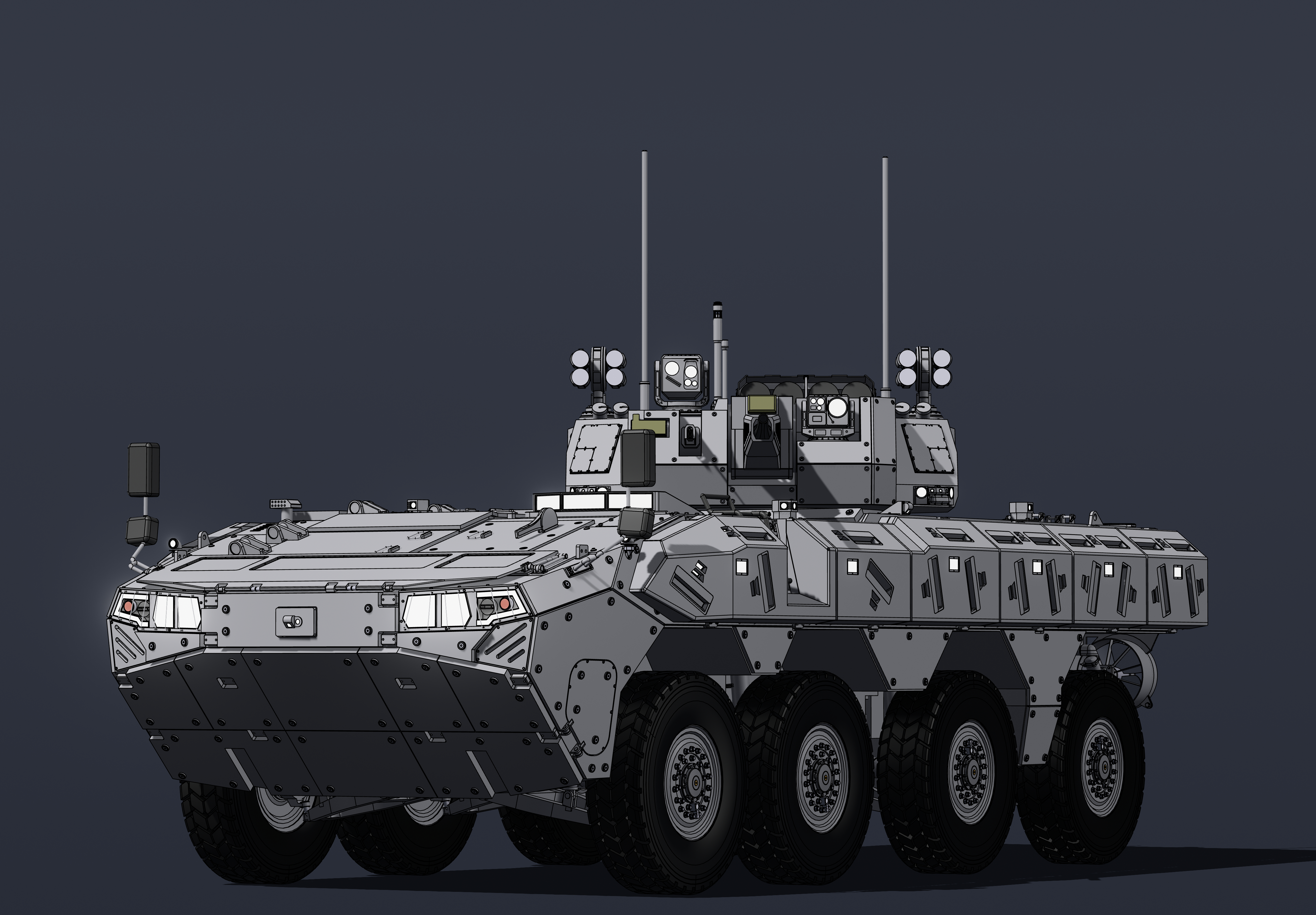 ZBL221_40mm埋头弹型：采用新型伞战/100式支援战车同款40mm埋头弹