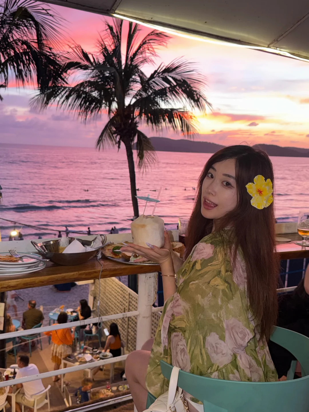 遇到了最美兰卡威的落日