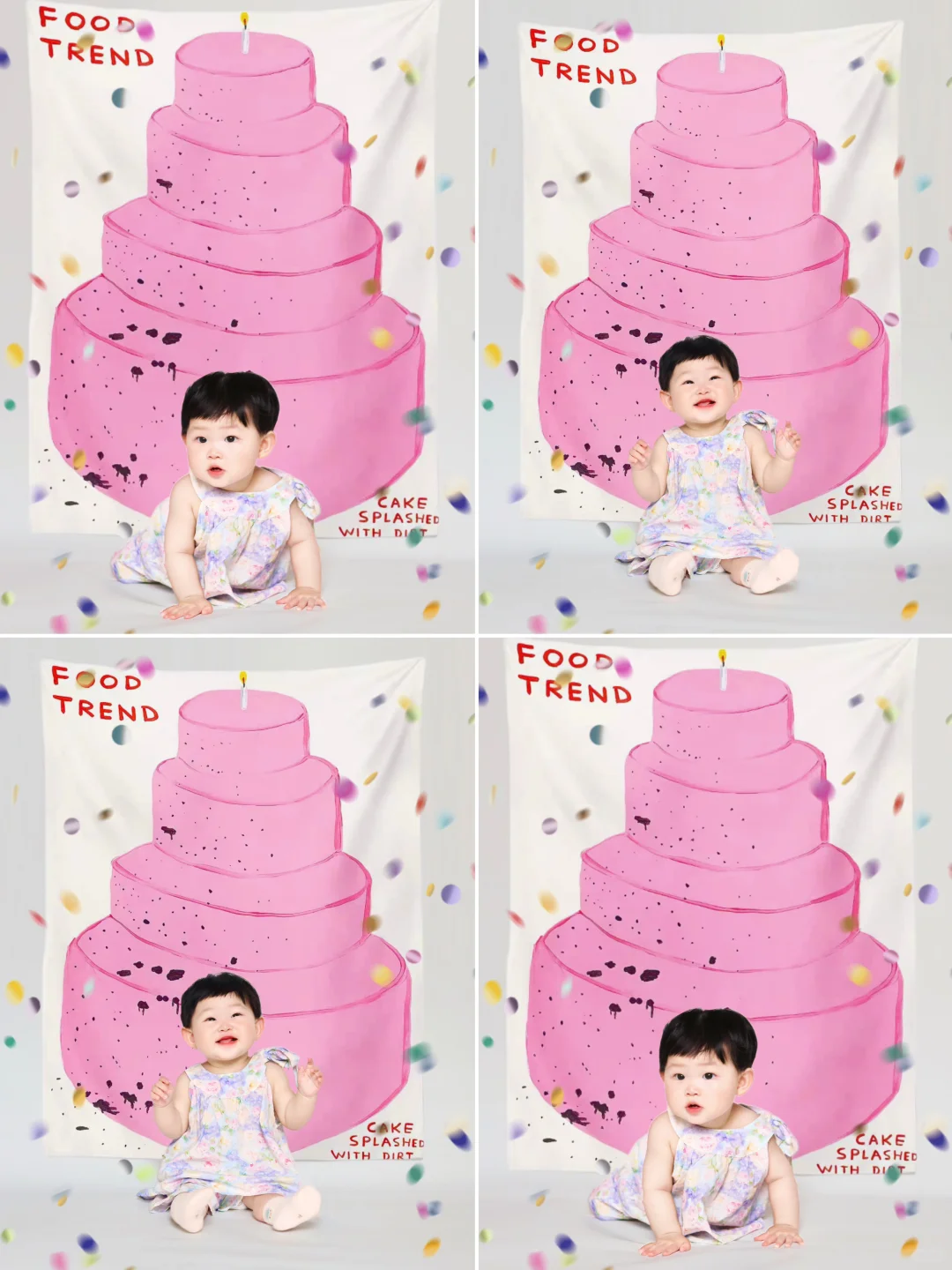 0⃣元在家拍宝宝生日照大合集❗进来抄作业