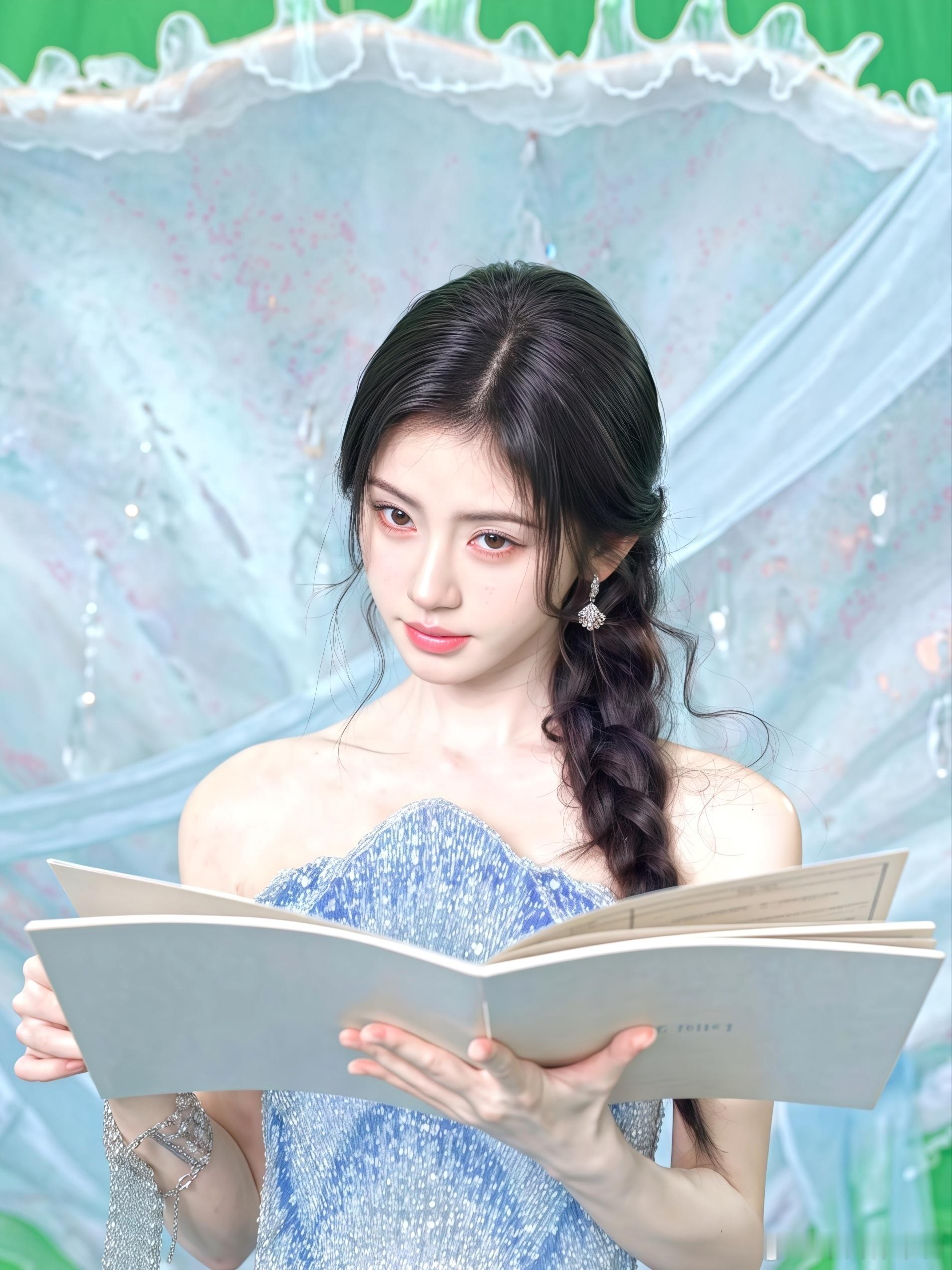 鞠婧祎 jjy鞠婧祎月鳞绮纪 jjy鞠婧祎露芜衣 "我即将告别黄昏,从此挣脱藏身