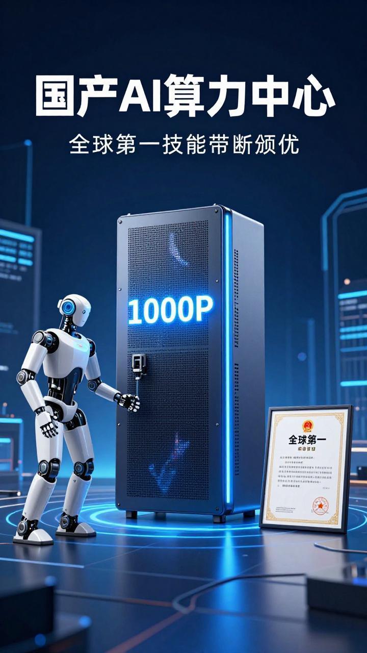1000P算力+全球第一！国产AI这次真的赢麻了

当你还在刷AI生成的短视频时