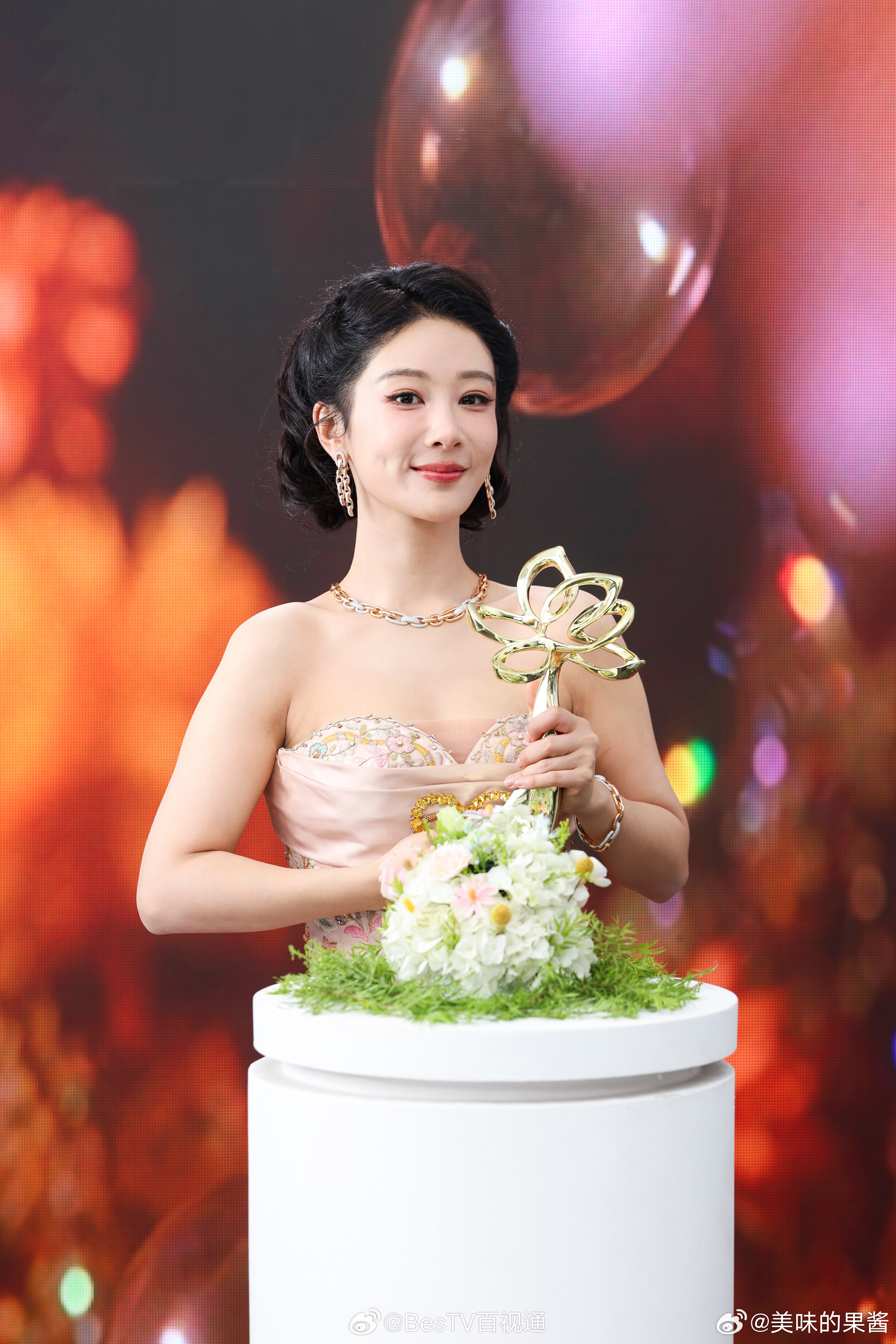 杨紫 杨紫白玉兰最佳女主角 我的偶像是白玉兰视后，想想就开心这一路陪伴她一起走来