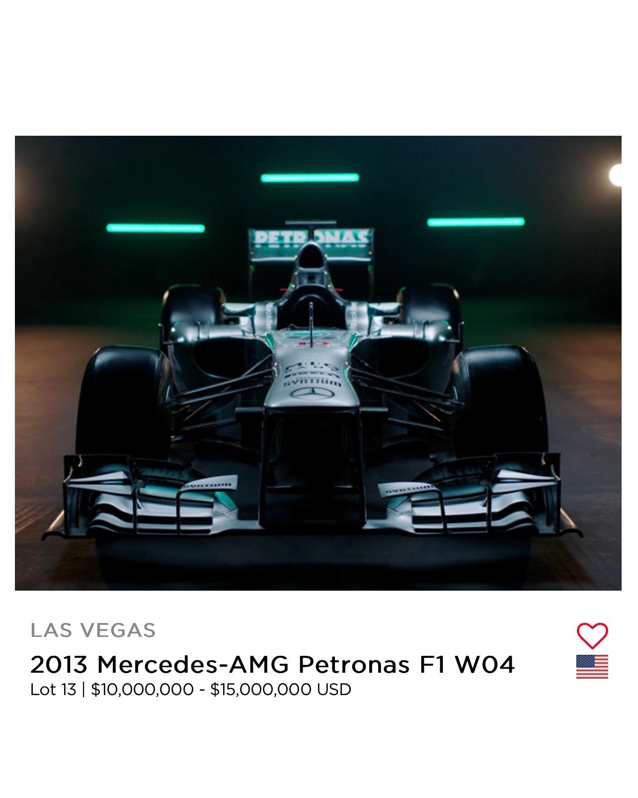 RM苏富比将于F1拉斯维加斯大奖赛期间举办专场拍卖，这几辆奔驰的预估价全部起飞。