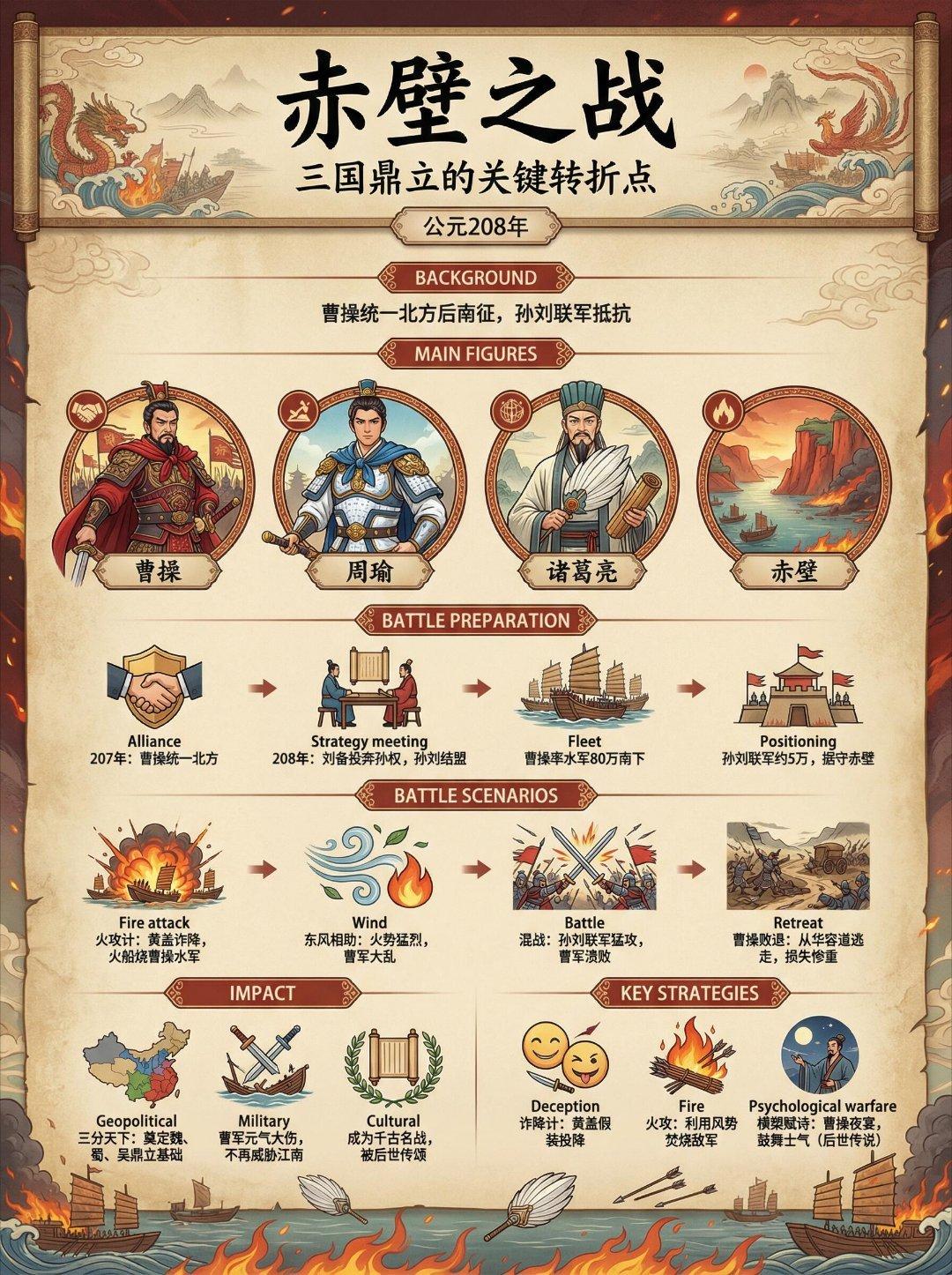 一组图了解赤壁之战...