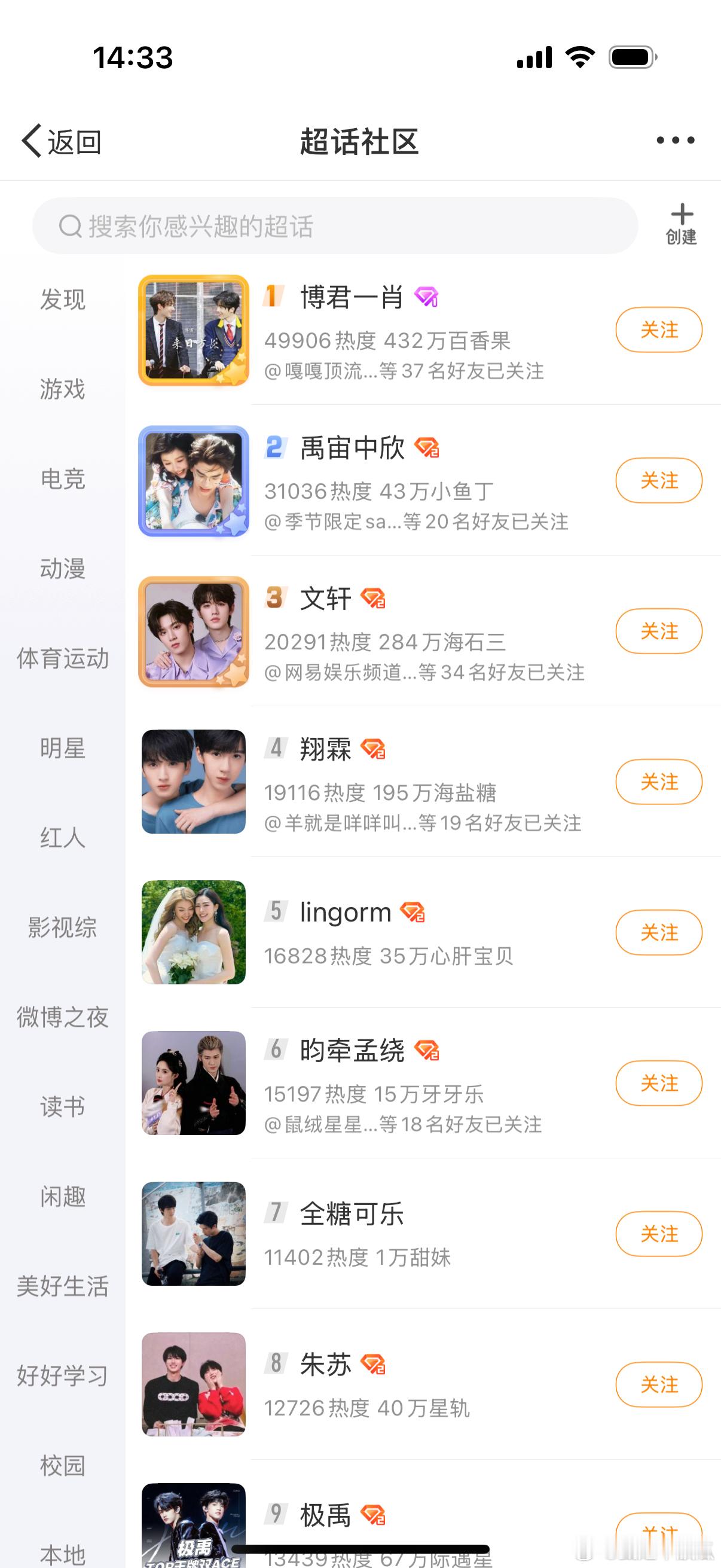 《归棹》张康乐 马柏全cp榜前十了年下全糖可乐top7，优酷双男主又爆了 