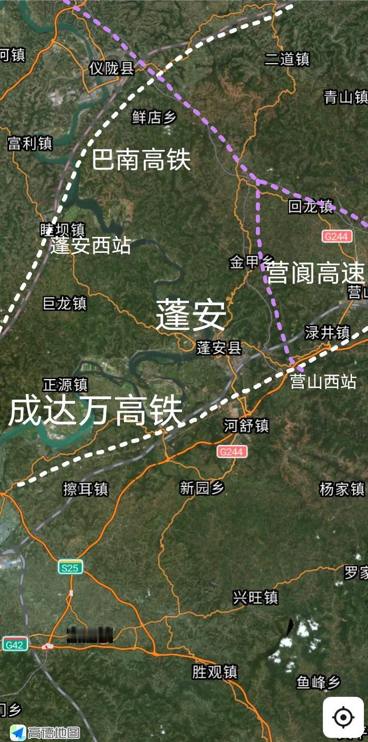 交通发达，南充蓬安交通迅速发展，预计2026底年营阆高速将全线建成通车，蓬安将迎