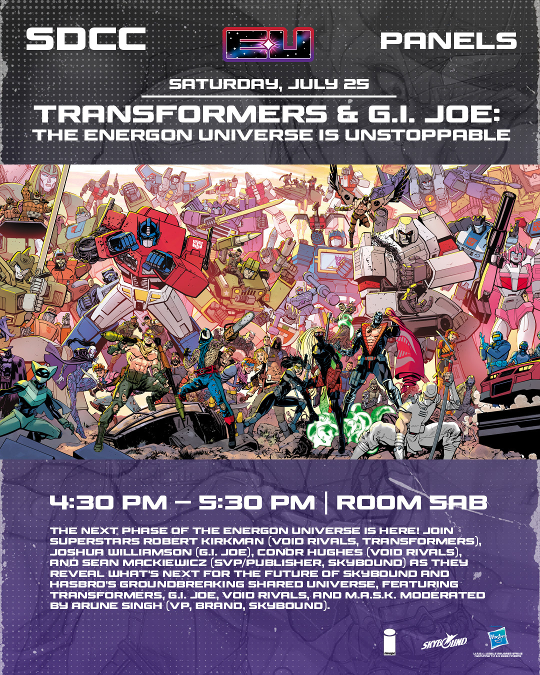 sdcc2026 Skybound《变形金刚 & 特种部队：能量宇宙势不可挡》变