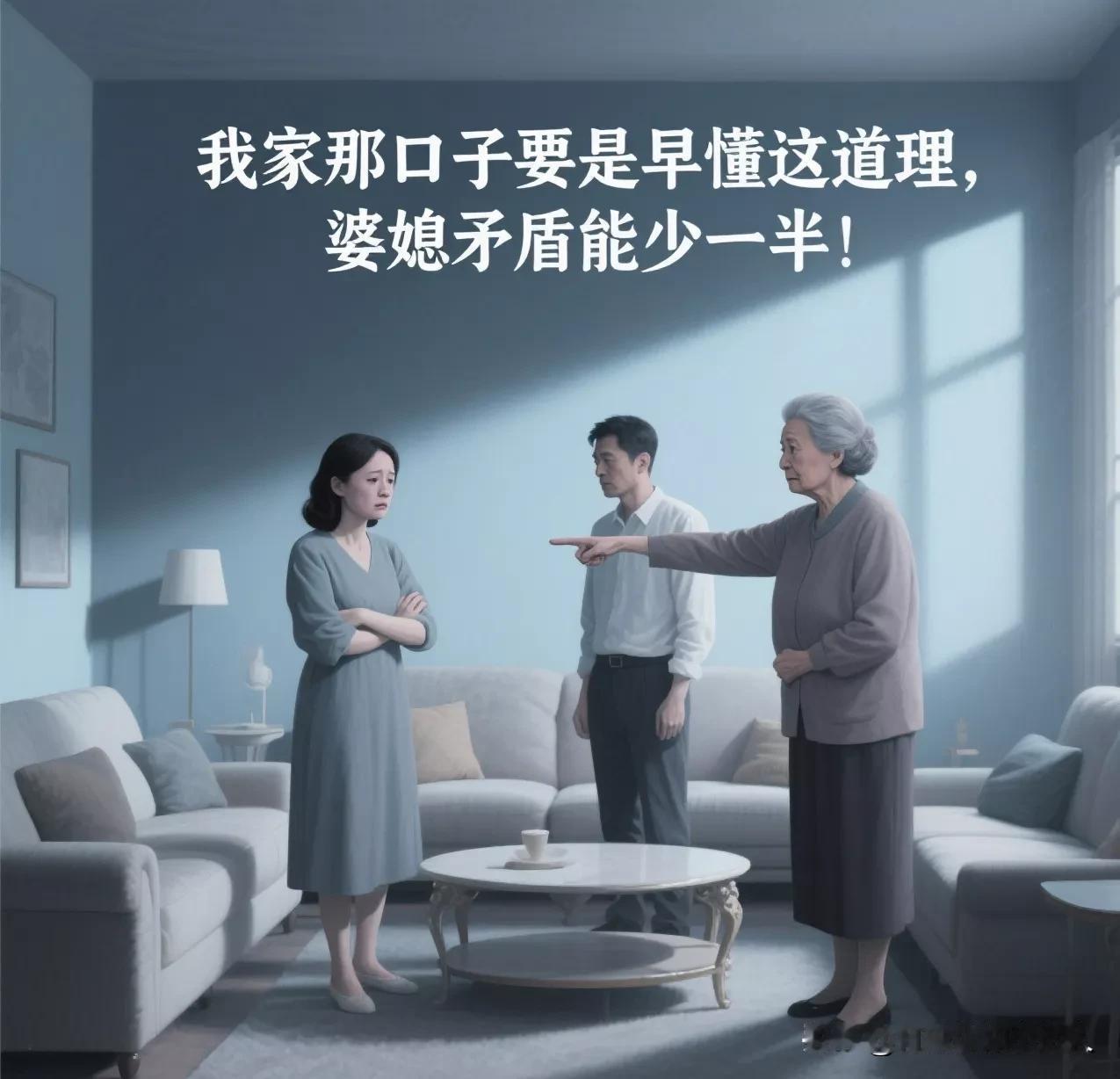 我家那口子要是早懂这道理，婆媳矛盾能少一半！
 
作为在婆媳关系里“摸爬滚打”过