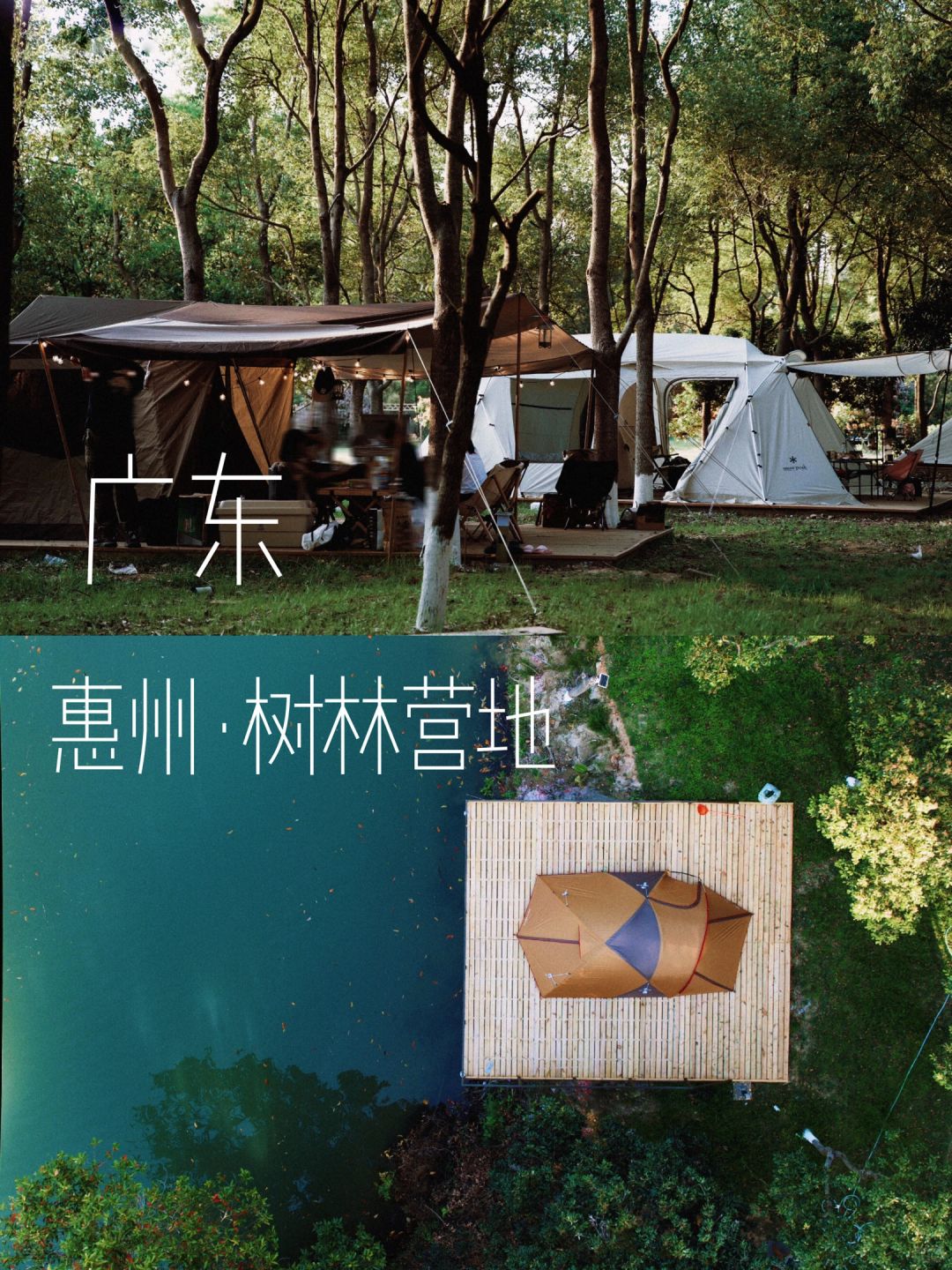 在惠州！山水环绕、藏在树林间的野奢营地