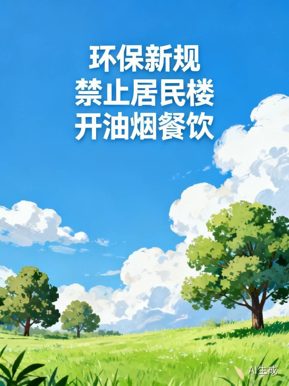 如何看待环保新规禁止在居民楼开油烟餐饮支持新规。在居民楼开油烟餐饮污染环境，不恰