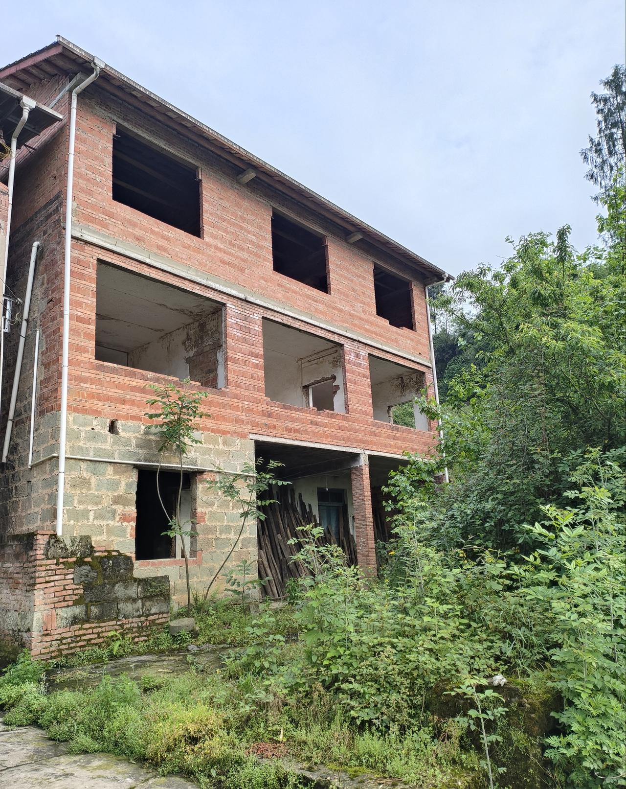 这是我家的老房子，旁边那栋已经没人居住的是我二伯的，二伯长年住在道观里，又膝下无
