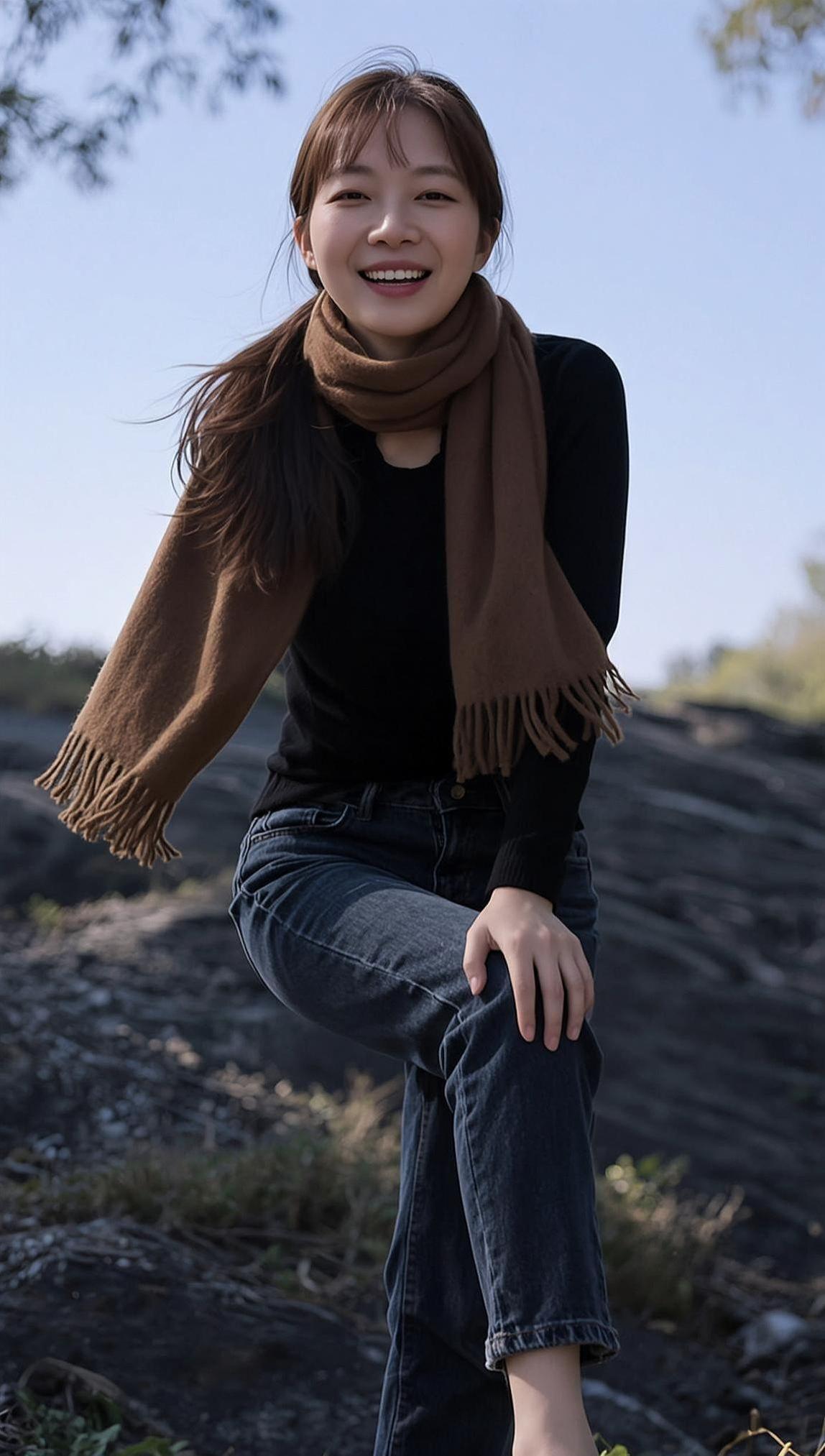 AI山野生活照  抖音ai创作