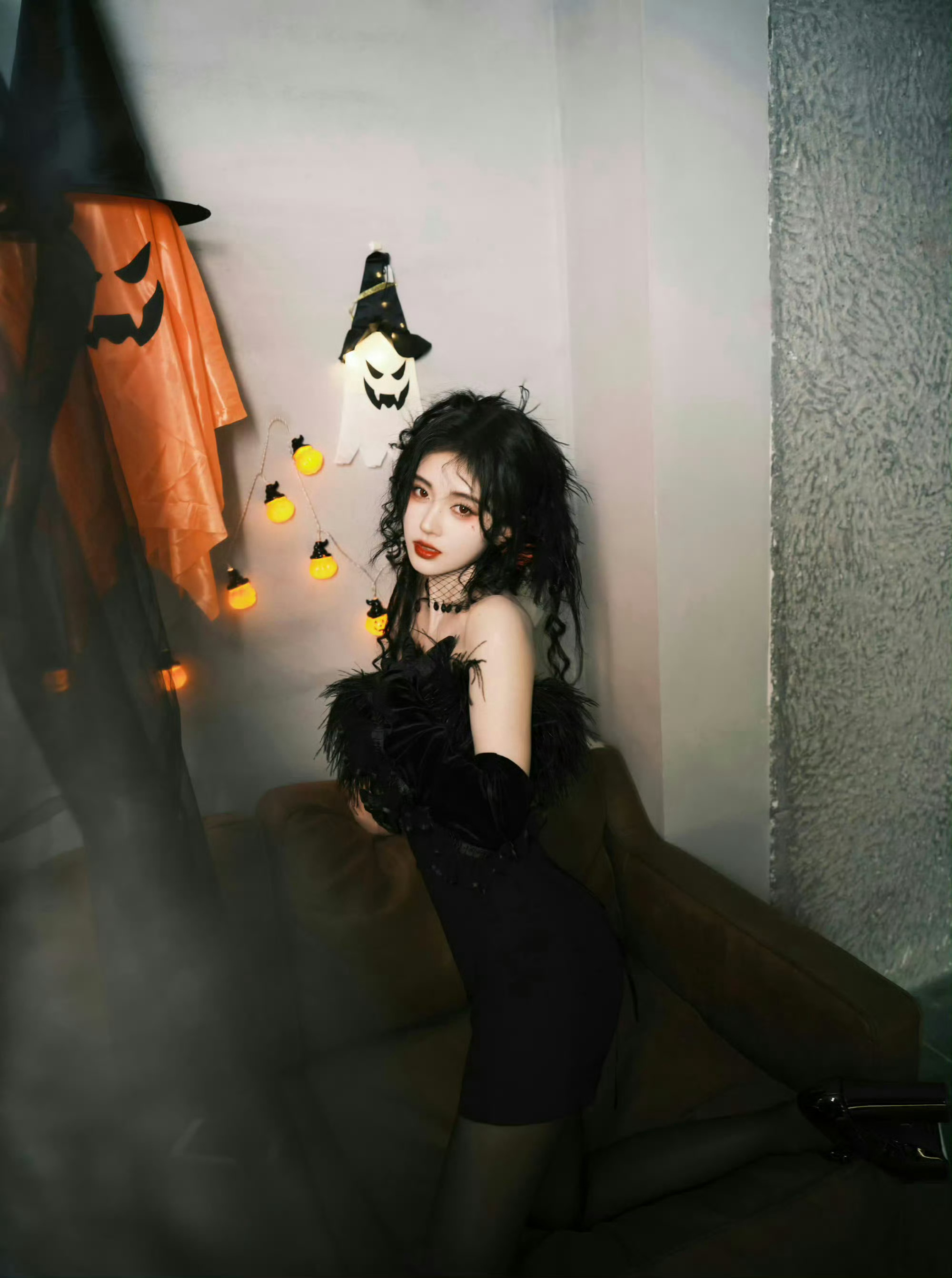 鞠婧祎妈妈的黑丝