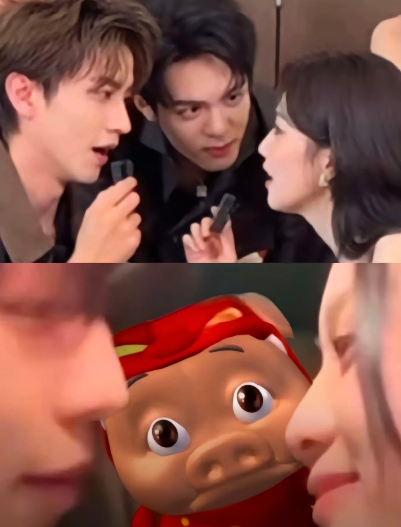 啥时候看到这两张图能不笑。。咱们大成玄尊跟这猪猪侠太贴了 ​​​
