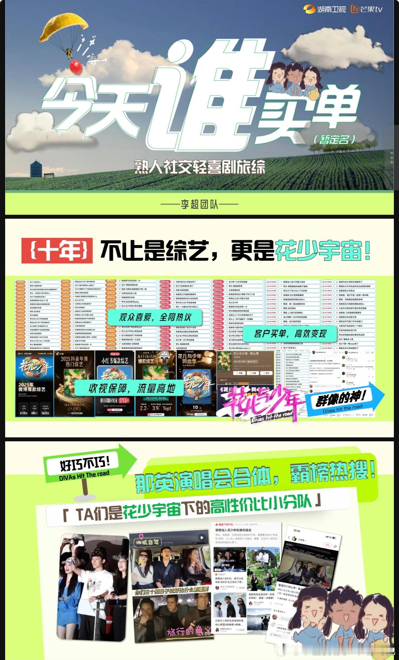 🥭李超团队周五 22 点档全新综艺«今天谁买单»拟即将录制，张晚意、李沁、马思