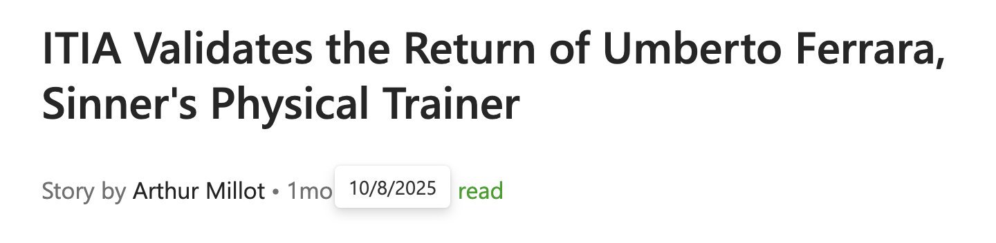 药宝召回毒师Ferrara（为药宝提供clostebol兴奋剂的体能师）居然IT