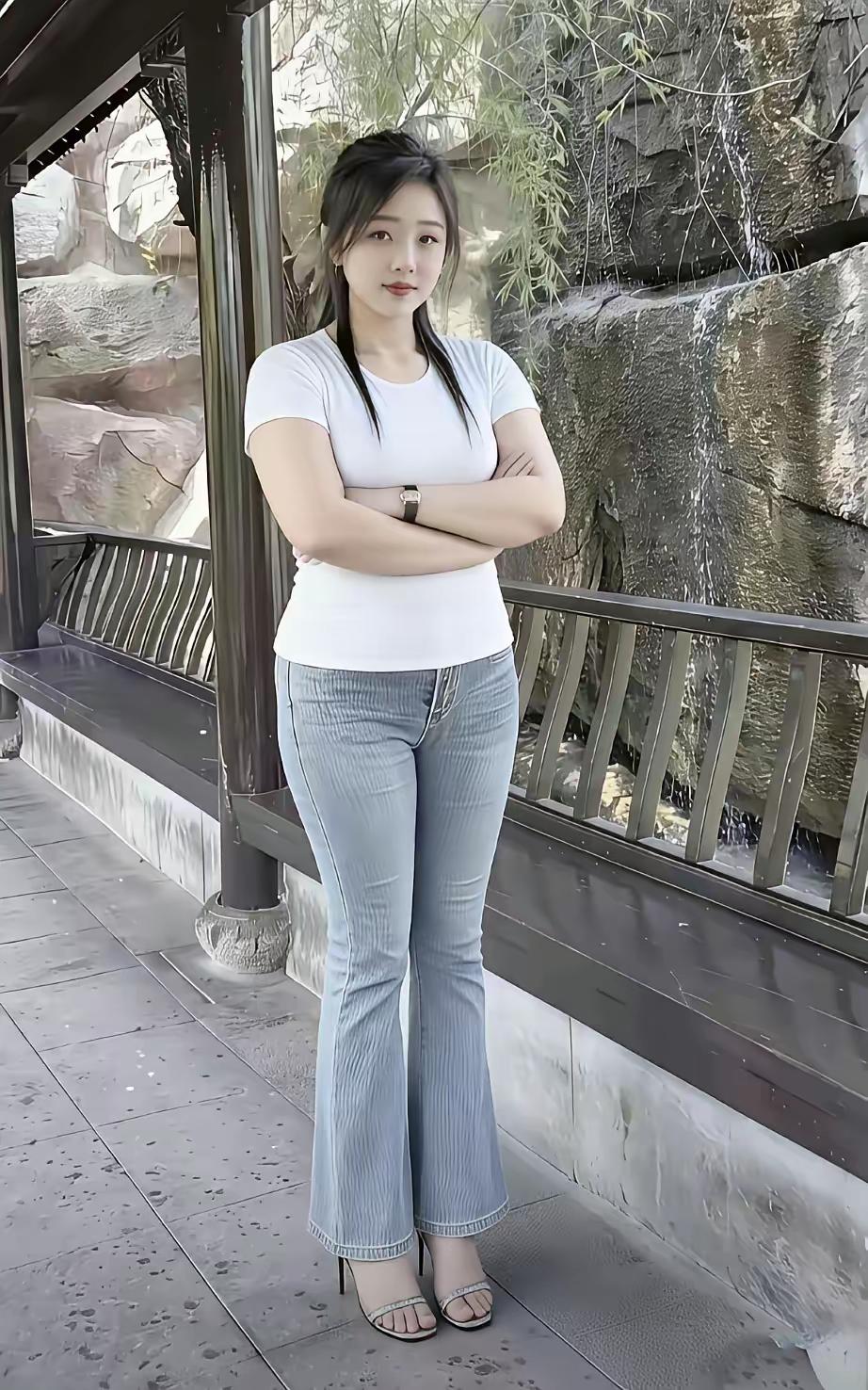 朋友们，下面图片中的女人漂亮不漂亮？告诉我，你第一眼看到的是这个女人的脸蛋还是这