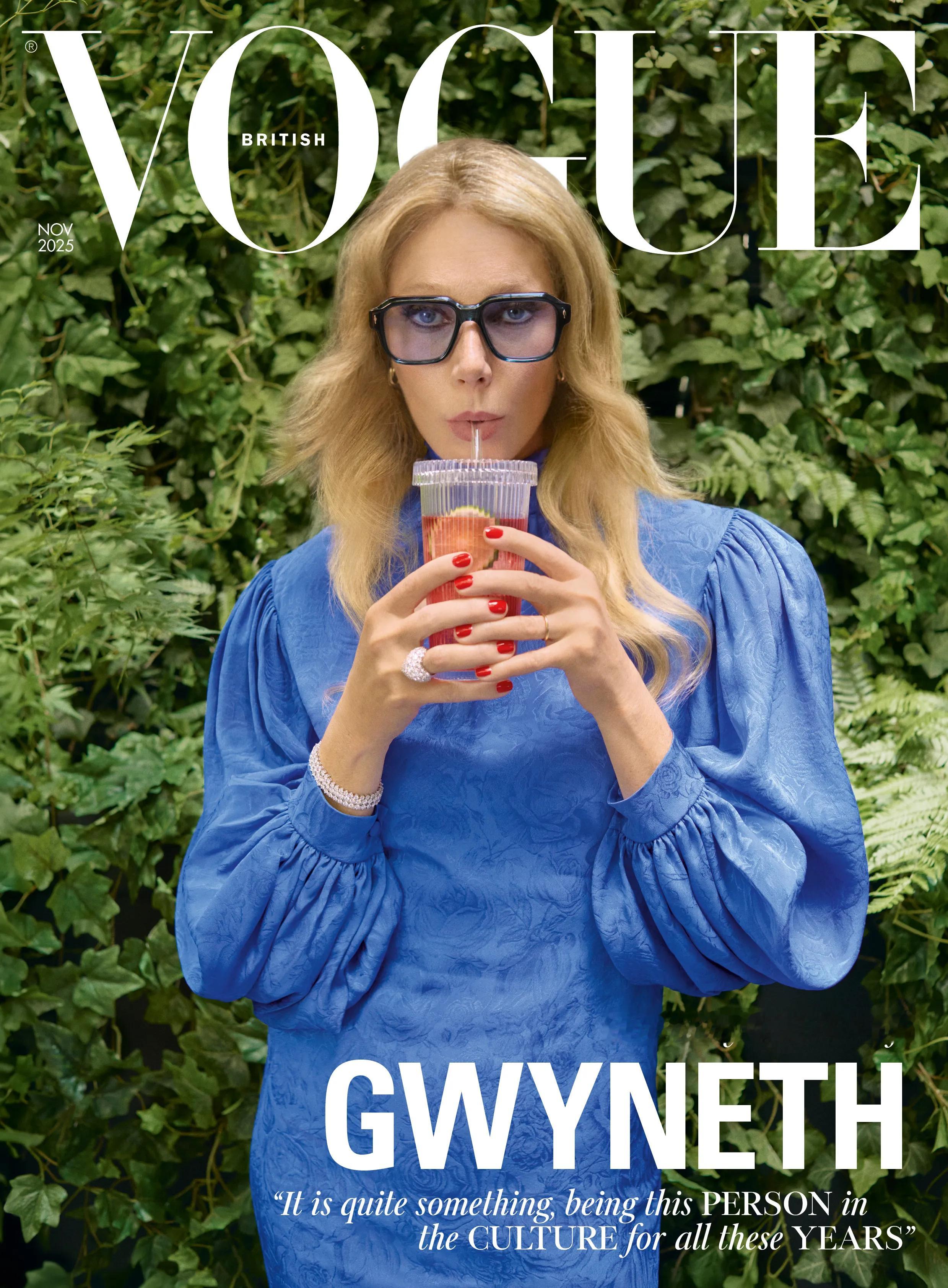 小辣椒Gwyneth Paltrow登上英国《VOGUE》11月号封面及写真美图