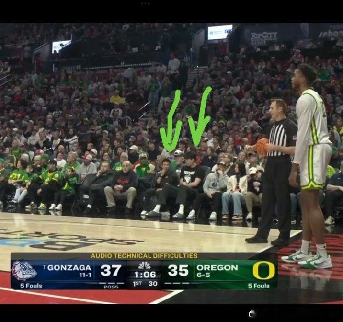 NCAA：俄勒冈 82-91 冈萨加。林葳轰 9 分创生涯新高，杨瀚森到场助威，