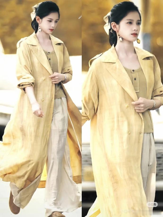 张婧仪的禅意风穿搭，是真的舒服又高级。 