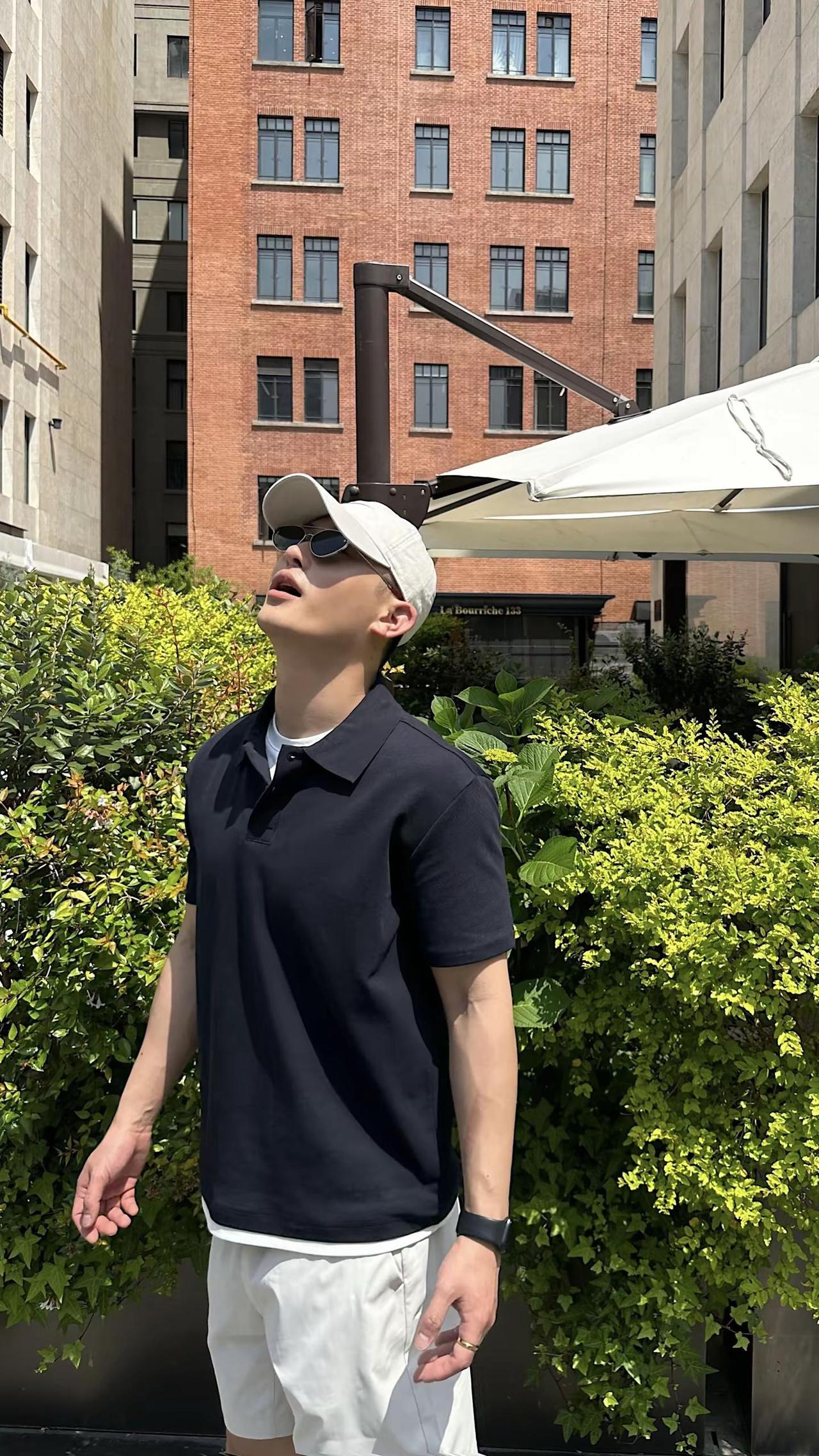 自我成长是人生主旋律 阳光少年感男生穿搭 polo衫穿搭