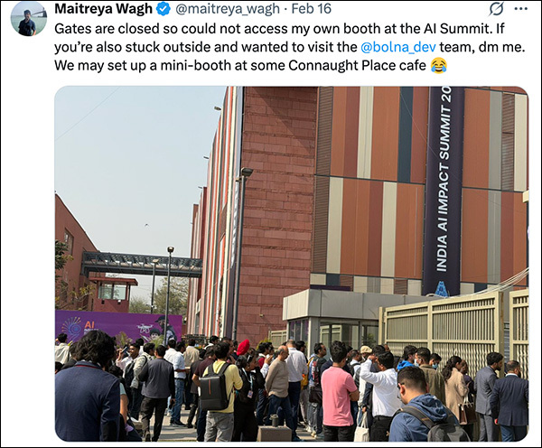 #印度AI峰会差评如潮#【雄心勃勃办AI峰会，第一天就差评如潮…印度致歉】#厂商