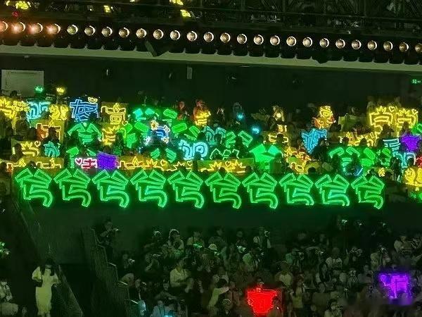 丁禹兮星光大赏内场灯牌丁禹兮星光大赏灯牌丁禹兮星光大赏内场灯牌，哇塞，