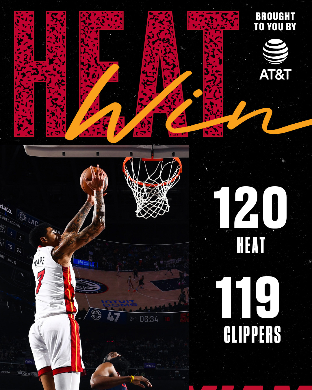 爽…全队帮鲍威尔赢下这场比赛了[泪奔]快船太强了，一分钟领先4分也紧张的不行nb