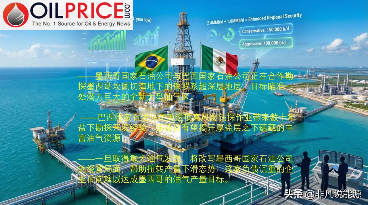 墨西哥国家石油公司与巴西国家石油公司押注墨西哥近海高风险高回报钻探项目

墨西哥
