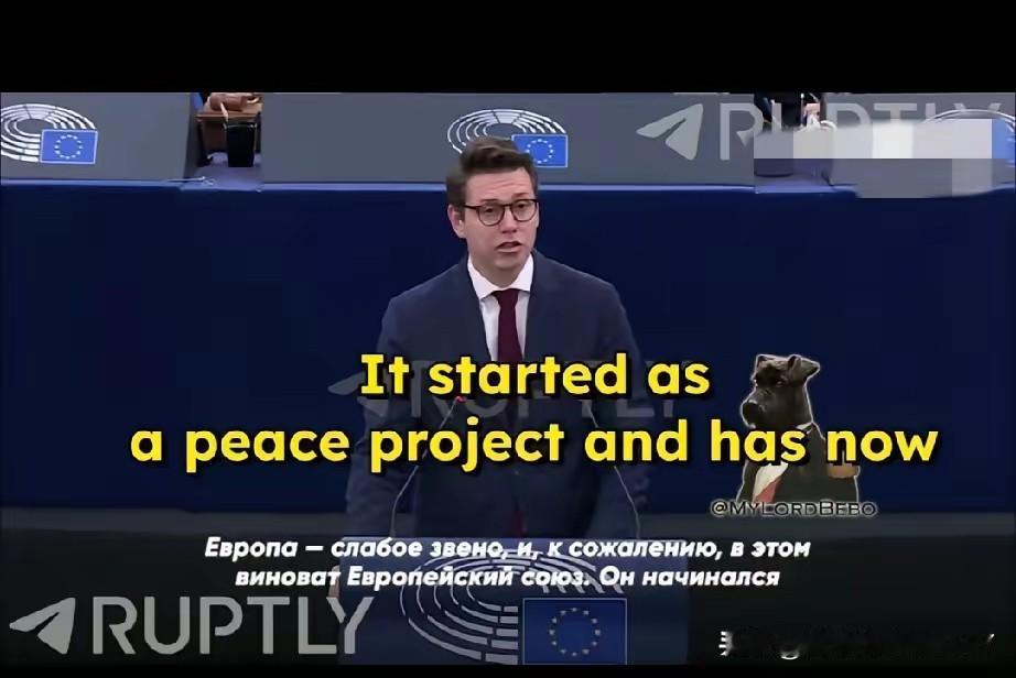 欧洲还是有清醒的人！比利时议员怒喷欧盟说:“欧盟组建是为了赚钱而不是为了花钱，欧