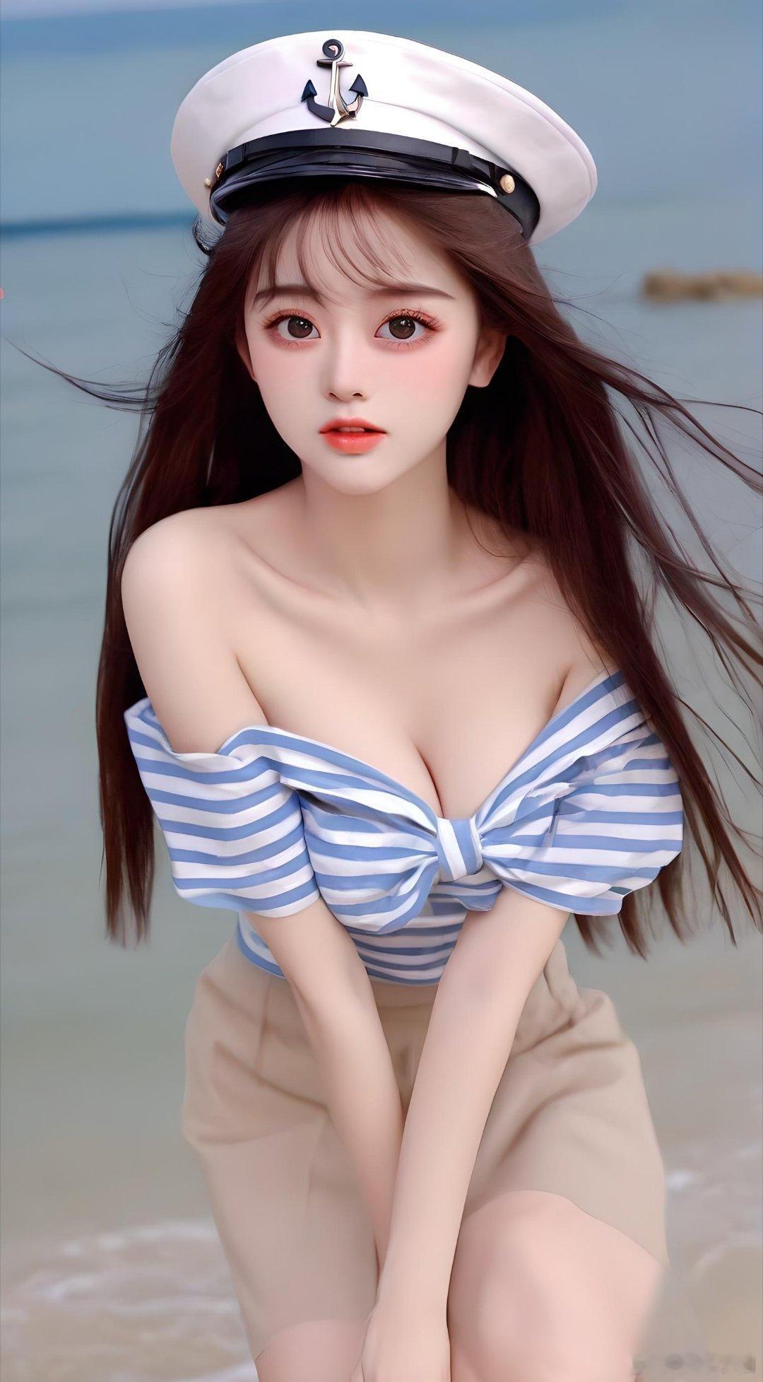 海风轻拂的时候，就是阳光明媚的季节#小仙女##阳光明媚吗# ​​​