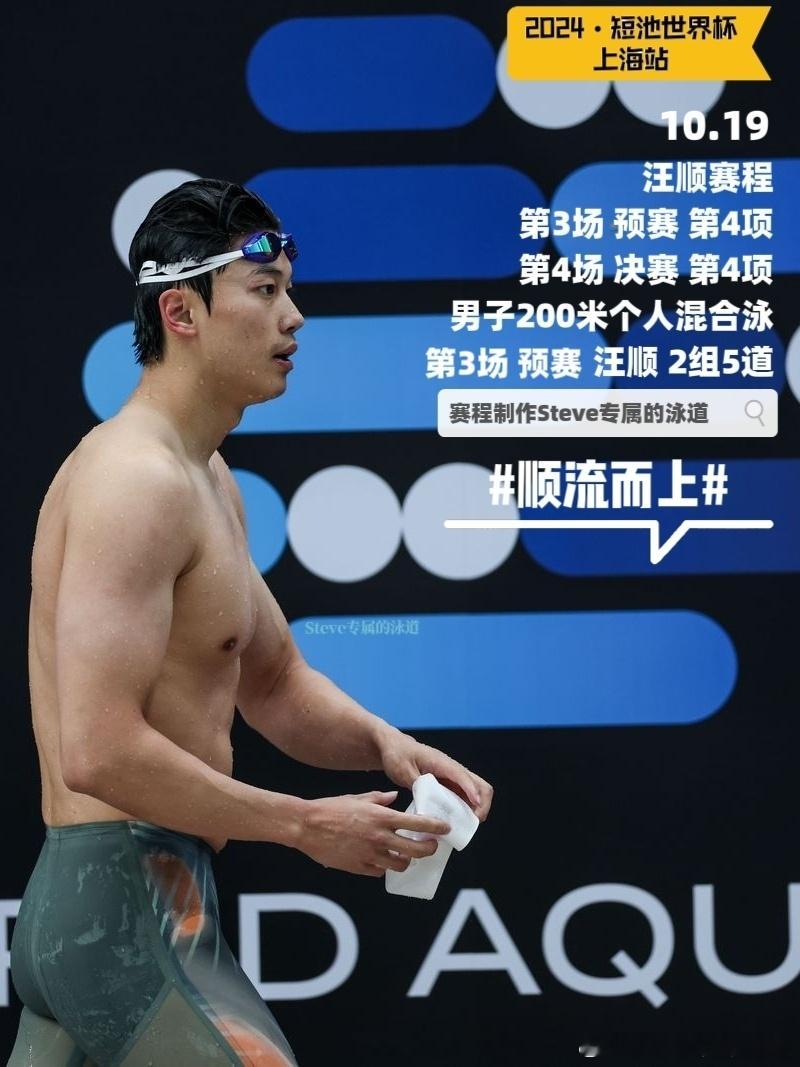 #汪顺[超话]#[全力以赴]#顺流而上#只要坚持下去，一定能跑出自己的精彩人生。