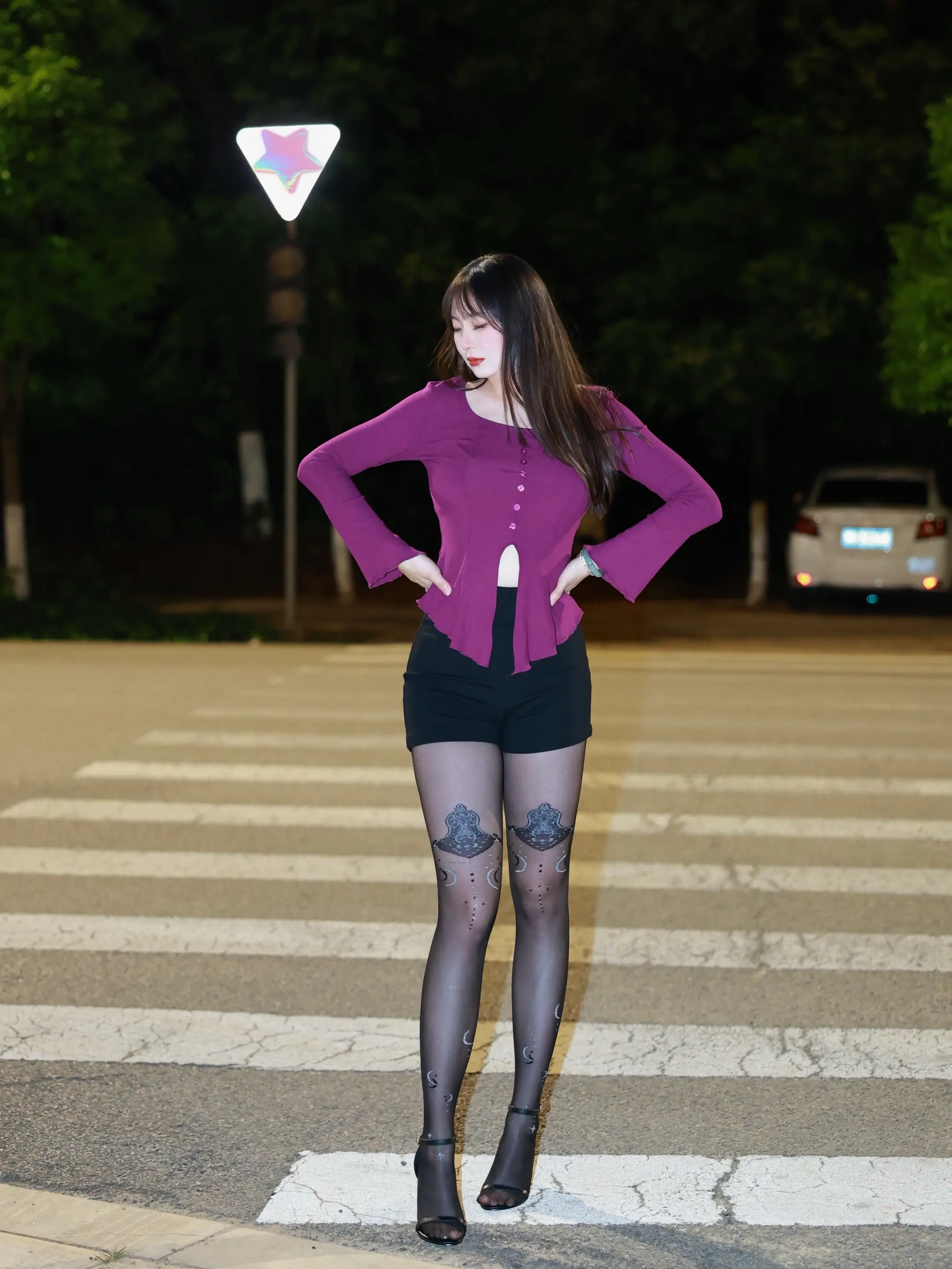 还得是夜拍 💜。
