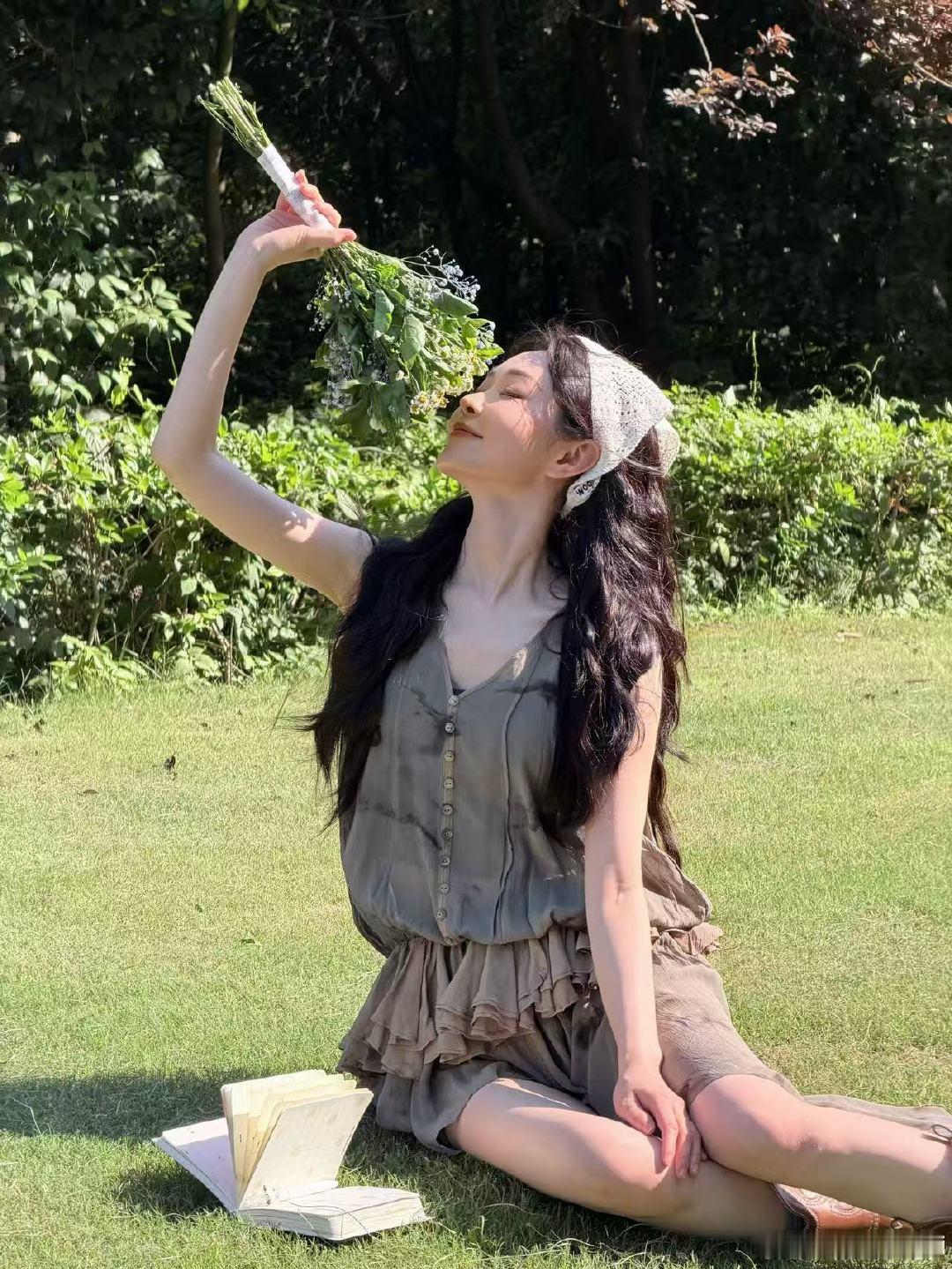 宋轶天选种田文女主 光是一组田园随拍，就脑补出一整本种田爽文！开荒种菜、小院养花