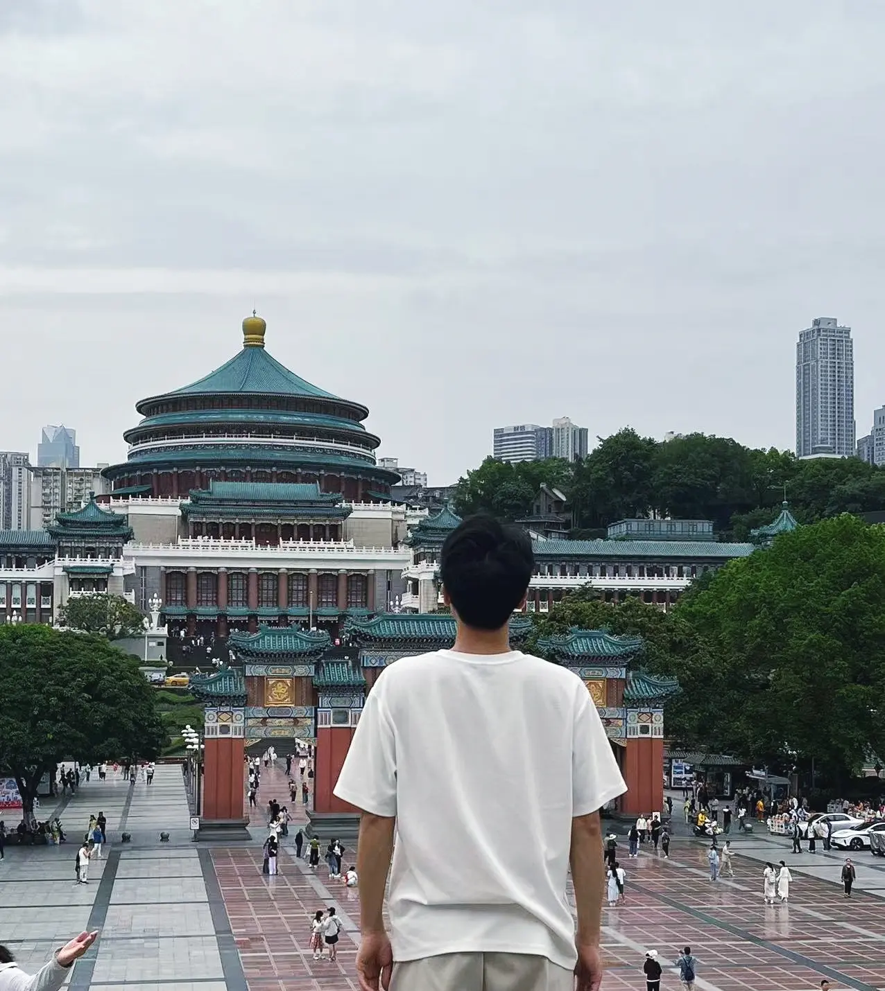 重庆人民大礼堂。打卡重庆人民大礼堂