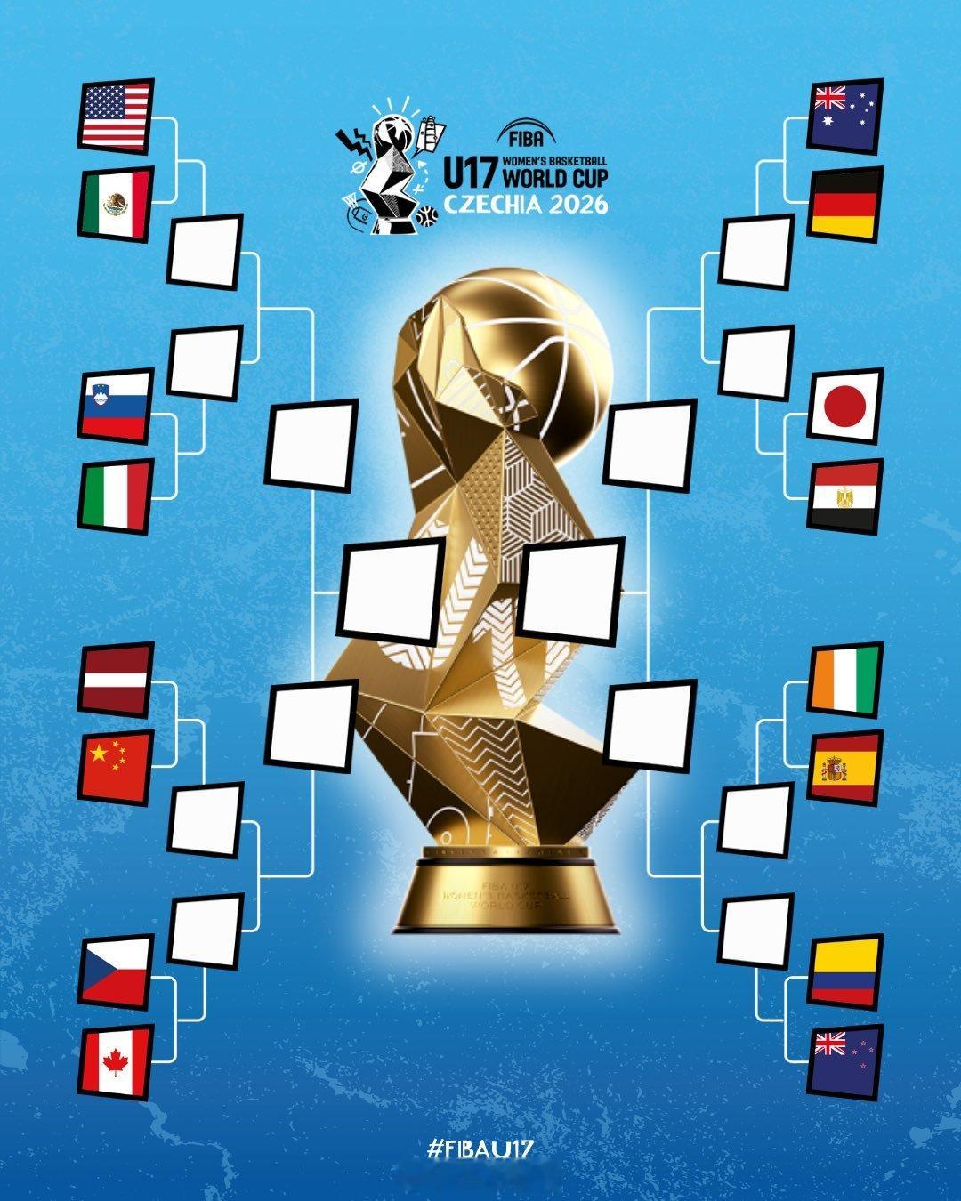 u17女篮世界杯 中国U17女篮淘汰赛首个对手拉脱维亚队，今晚20:15。 