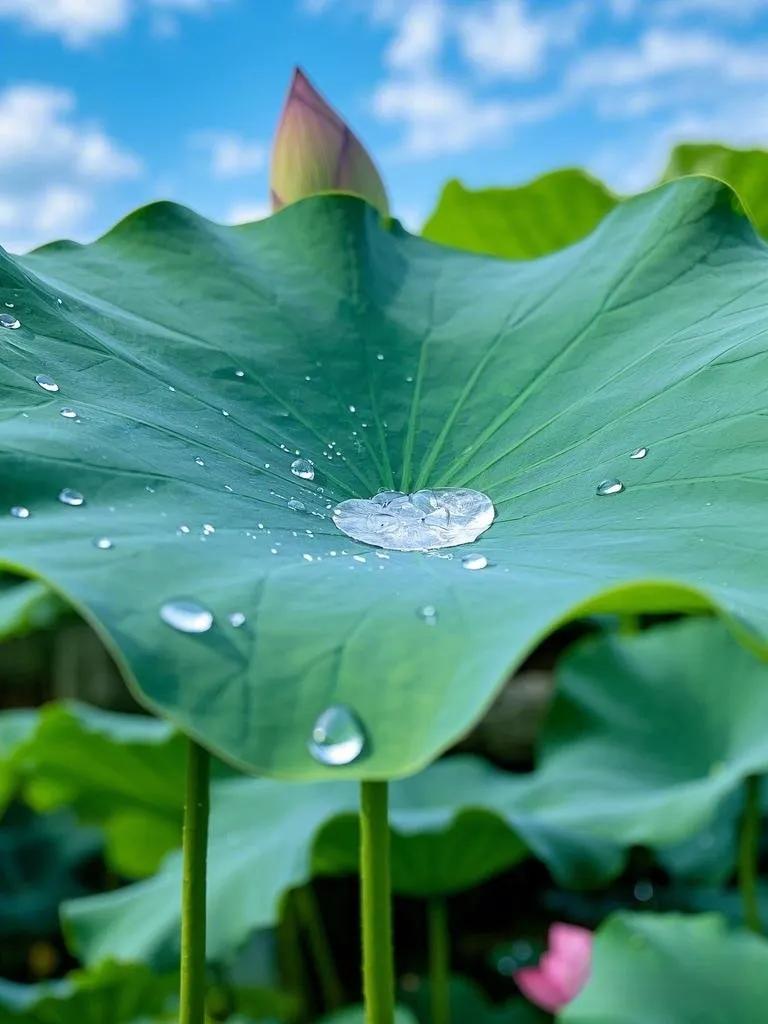 上联：雨落荷盘千滴泪
下联：风摇柳线万条愁

赏析：这幅对联的下联“风摇柳线万条