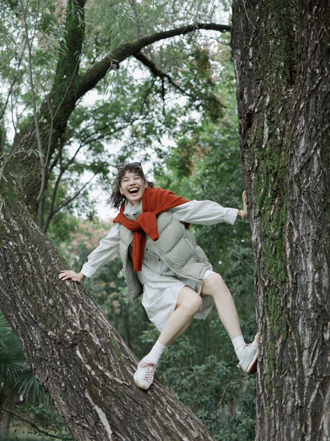 凉快了，去户外🍃🍃做大自然的女儿