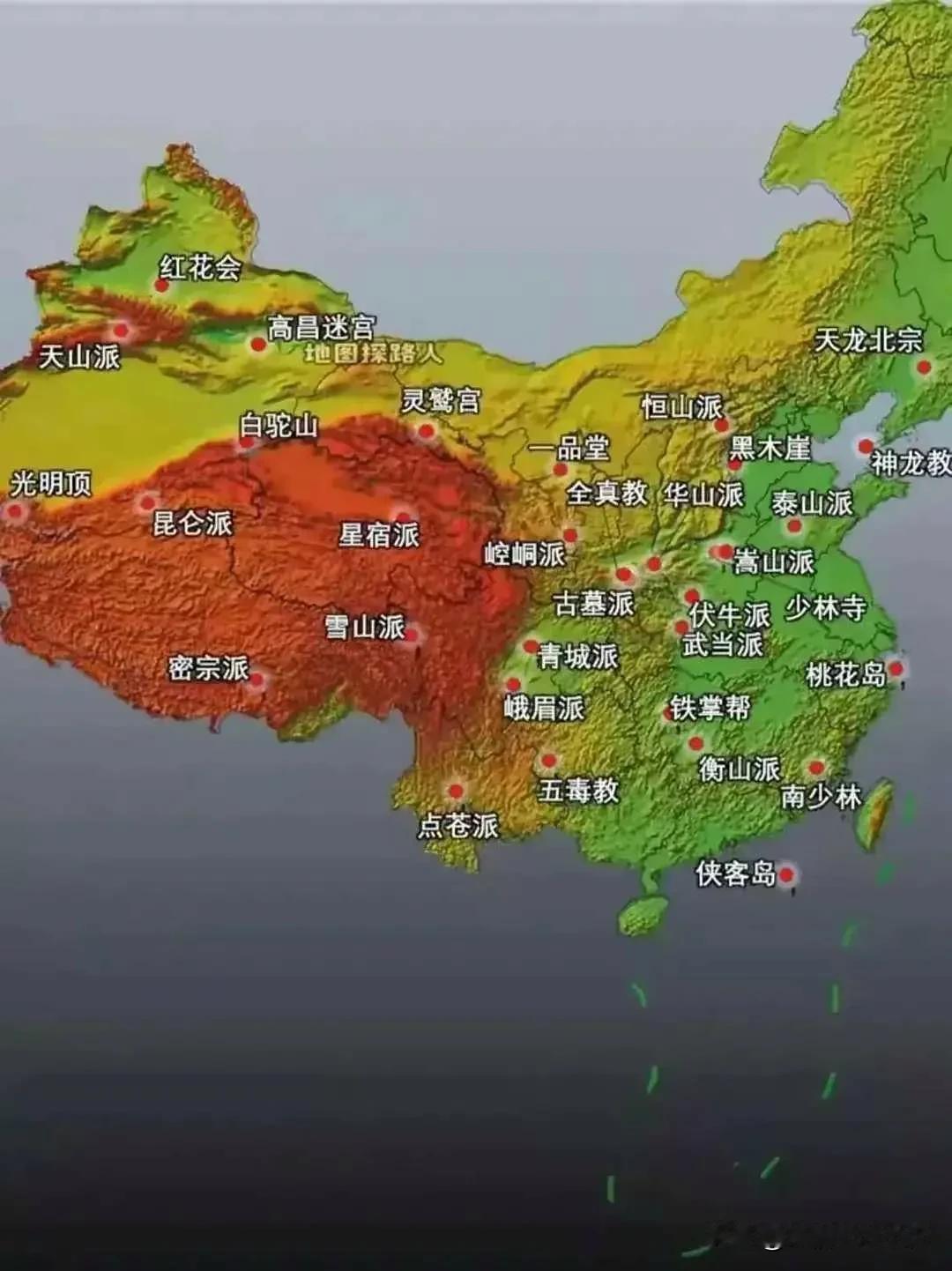 金庸是多瞧不起江西，一个门派都没有？