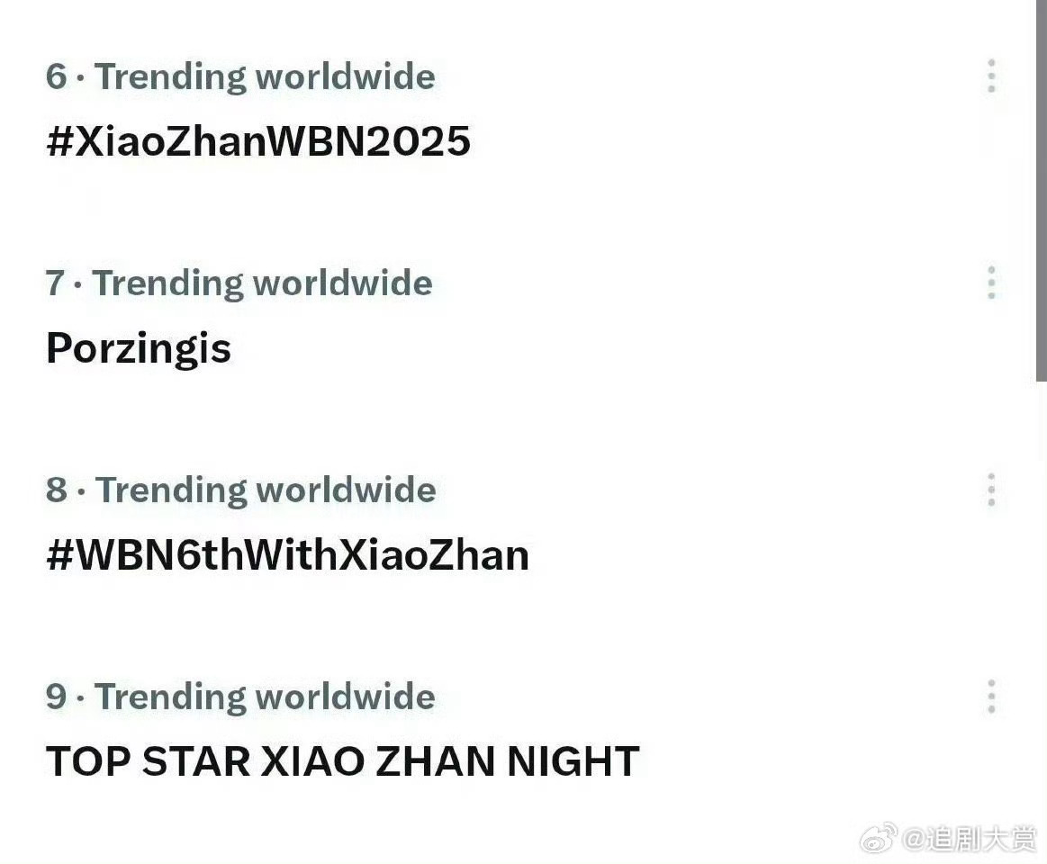 肖战霸榜世趋微博之夜红毯肖战 害羞笑 出来一次活动就会上世趋，顶流就是全球红的不