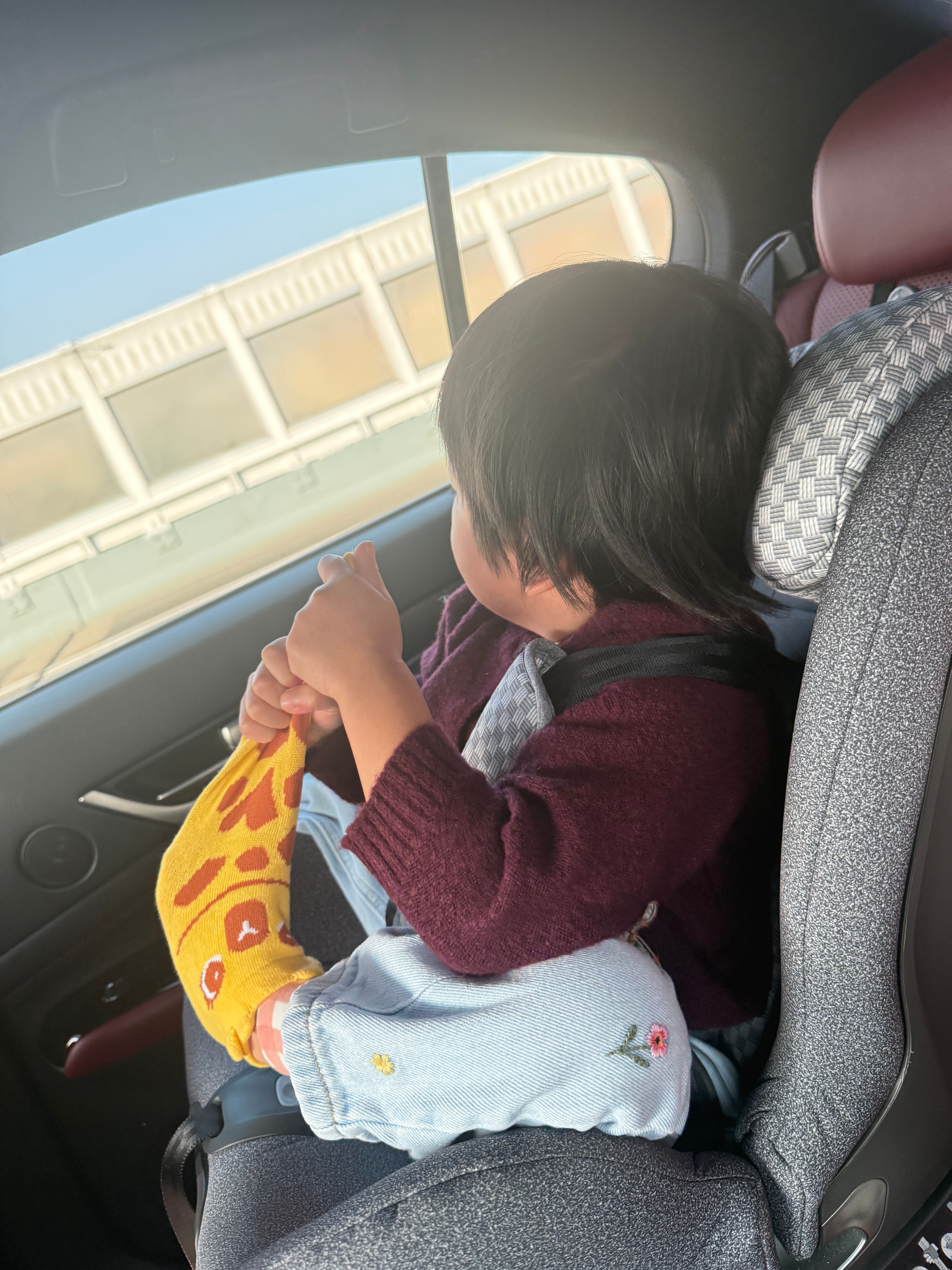 可怜宝宝有点流鼻涕（天天不穿衣服到今天才流鼻涕已经是很出乎我意料了）变得娇娇的，