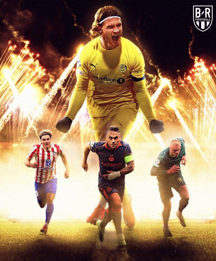 闪耀哥连克曼城、马竞、国米！非五大联赛球队历史第4支足球 今天凌晨，欧冠淘汰赛附