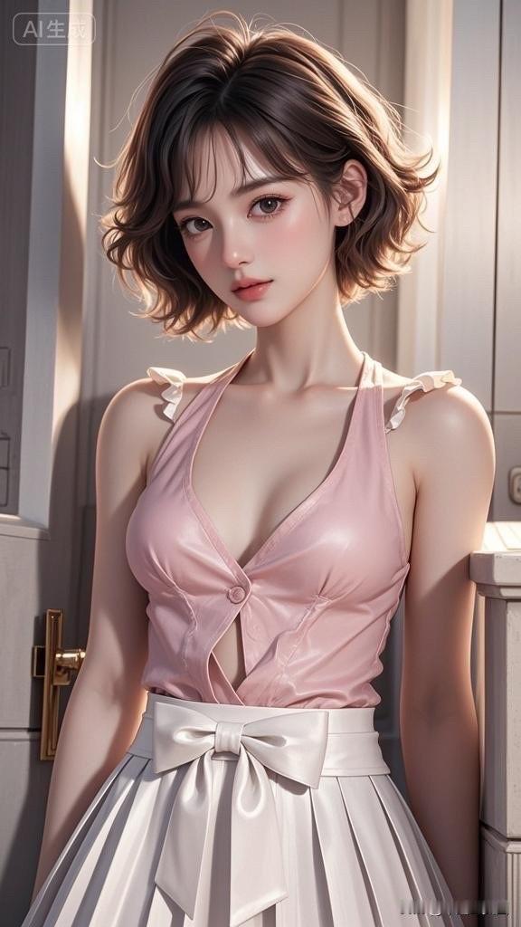 温柔粉裙少女，梦幻甜美，气质满满！🌸💗