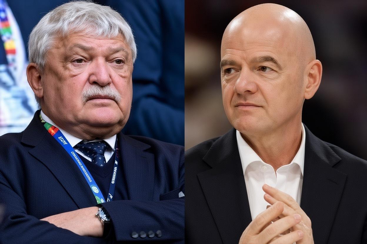 【FIFA副主席公开倒戈，匈牙利足协主席撤回对因凡蒂诺支持匈牙利足协主席、FIF