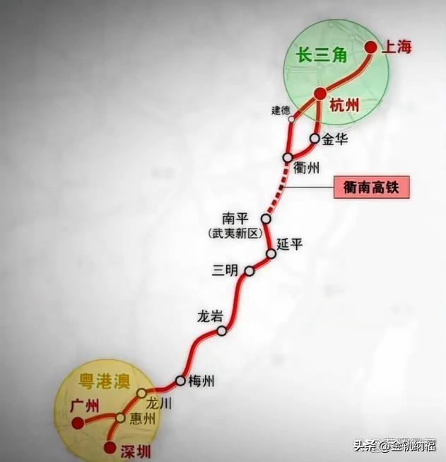 未来五年，福建高铁要逆天！350km/h温福高铁+厦漳泉R1，直接打通东南大动脉